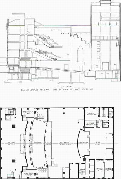 Music Hall Center for the Performing Arts - Floor Plan From John Lauter (newer photo)